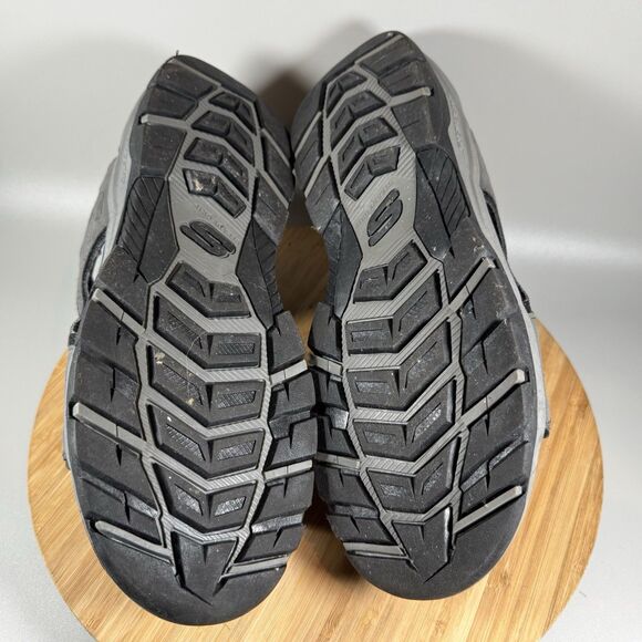 S Skechers Men's Relaxed Fit Tresmen Garo Sandals Grey Navy Size 12 - Picture 7 of 8